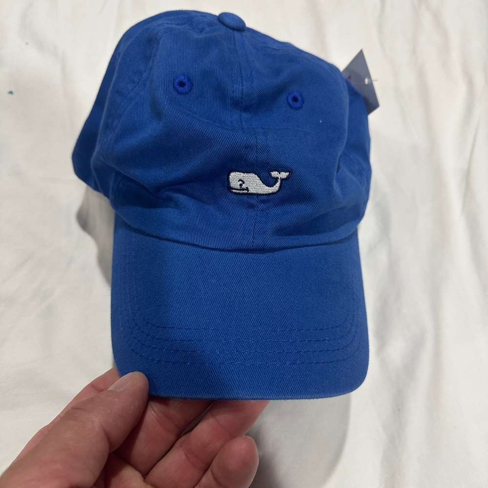 Vineyard Vines Blue Whale Logo Baseball Hat